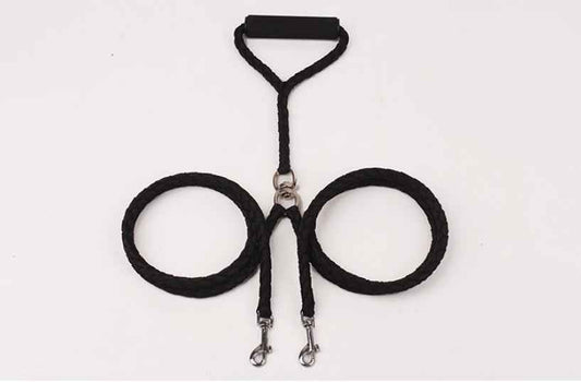 Hand-Knitted Dog Leash - Braided Rope 140cm - Amanluxe