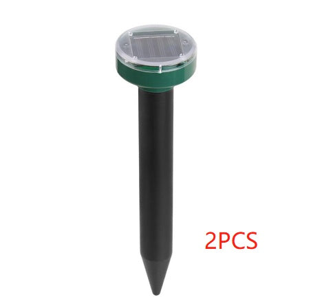 Solar ultrasonic mouse repeller