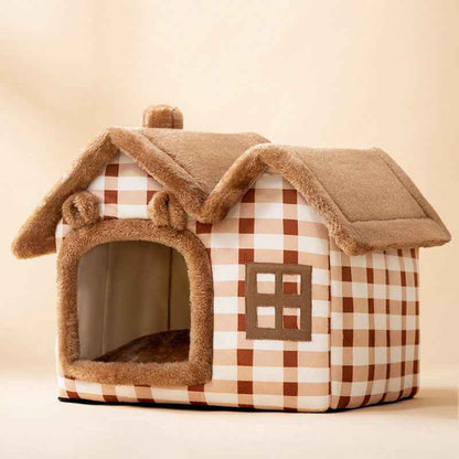 Foldable Dog House - Winter Villa Bed - Amanluxe