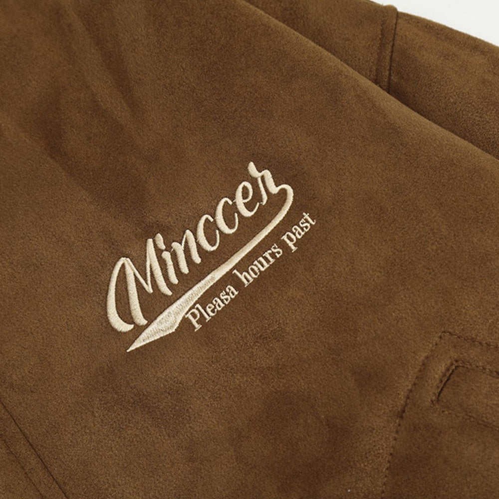 Winter Thick Cotton Letter Baseball Cotton Jacket