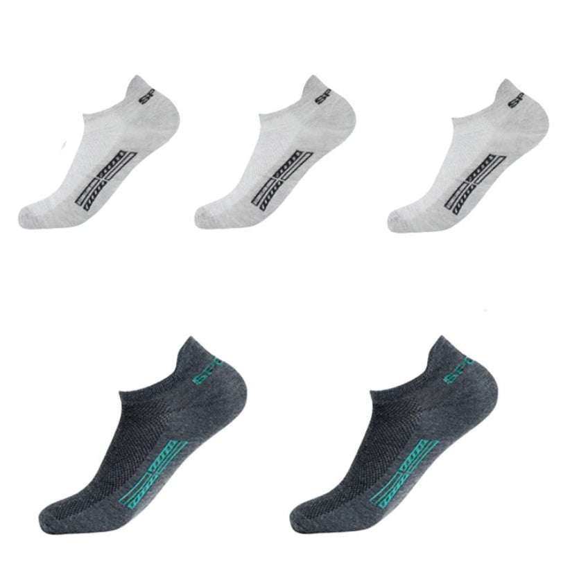 Socks Men's Cotton Socks Thin Exercise Socks Mesh Breathable Low Top Socks Handle Socks Ankle Socks