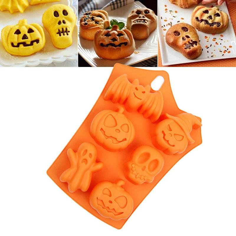 Halloween Pumpkin Cakes Silicone Mold Bald Cake Cake Chocolate Mold Jelly Mold Decorations 23 X 16.5 X 3cm