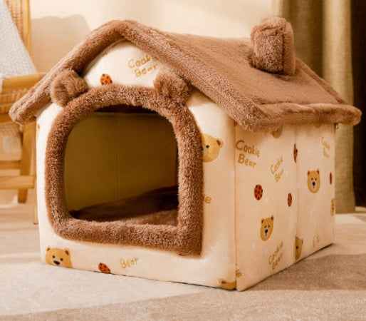 Foldable Dog House - Winter Villa Bed - Amanluxe