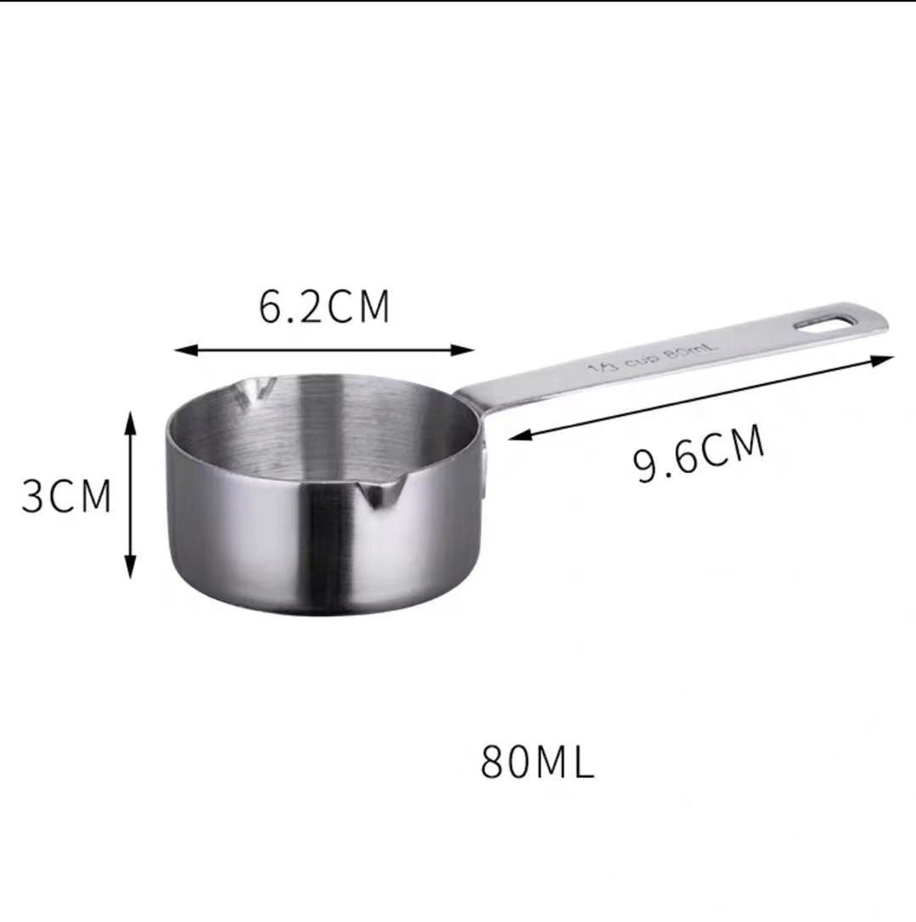 Kitchen Baking Measuring Spoons Silver Gray Ladle Pots And Pans null