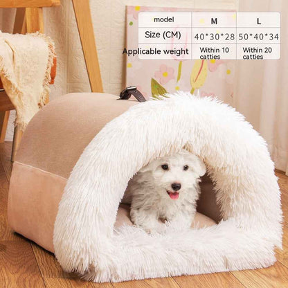 Portable Pet Nest - Warm Winter Bed - Amanluxe