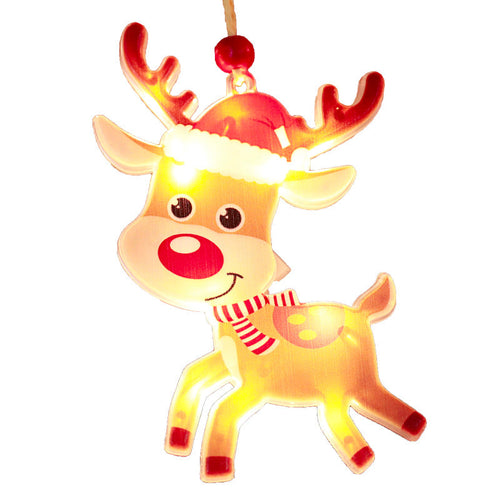 Bar Atmosphere Christmas Interior Decorations Colored Lights null