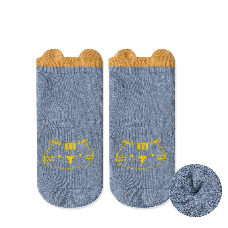 Autumn And Winter Thick Cartoon Towel Socks Baby Socks