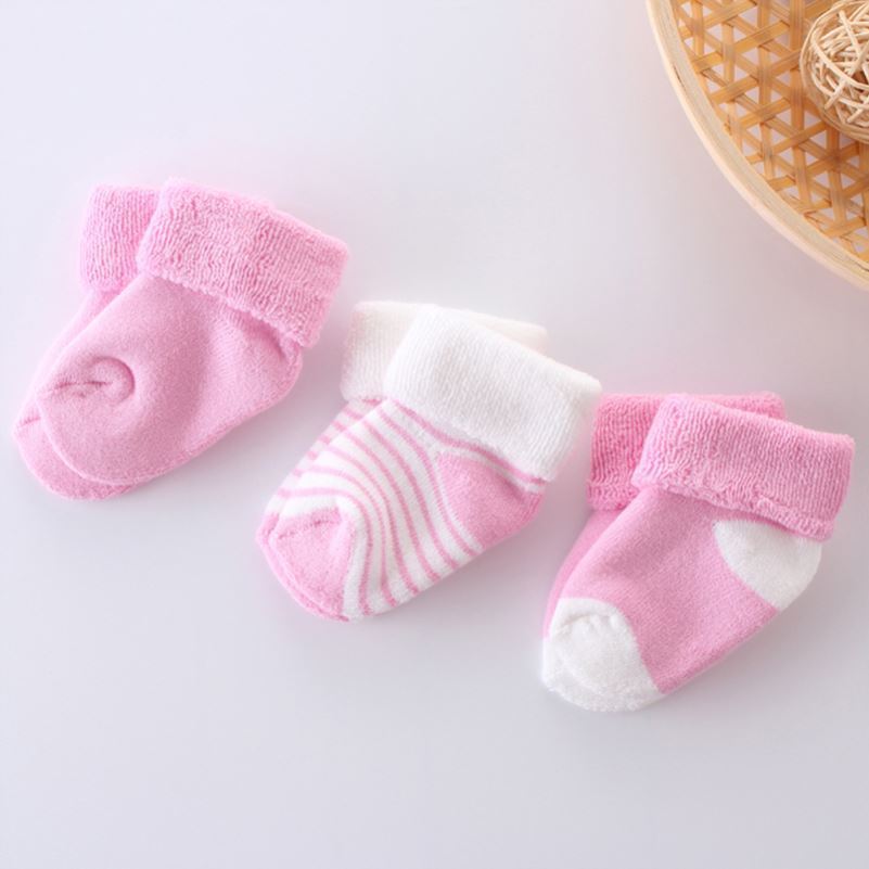 Newborn Baby Socks Extra Small One Year Old Baby Fall Female Newborn Socks