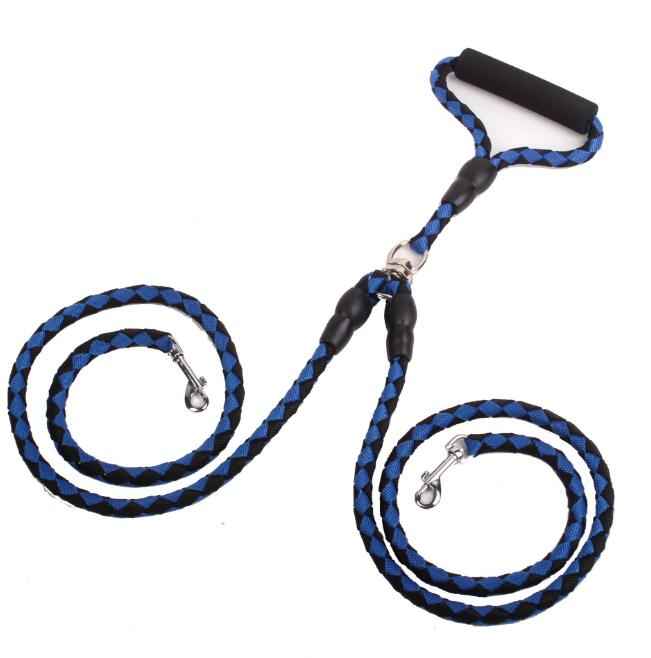 Double-Ended Dog Leash - Reflective Rope - Amanluxe