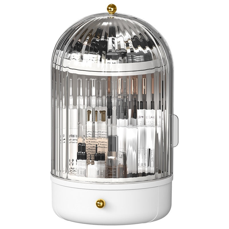 Large Rotating Cosmetic Brush Storage Box Dresser null