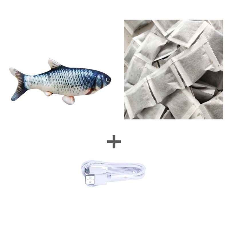 Electric Jumping Fish Cat Toy - USB Rechargeable - Amanluxe
