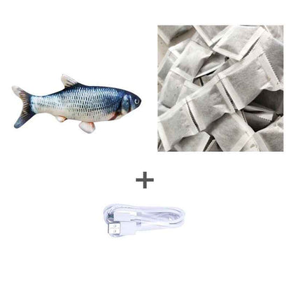 Electric Jumping Fish Cat Toy - USB Rechargeable - Amanluxe