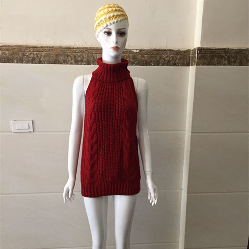 Medium and long sleeveless, sleeveless, belted skirts