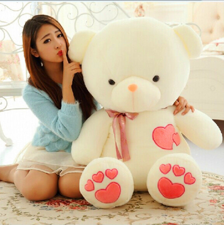 Plush toy heart-hearted couple love bear hug bear teddy bear doll bear Bud