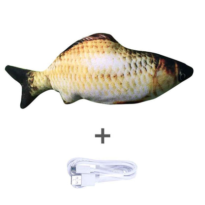 Electric Jumping Fish Cat Toy - USB Rechargeable - Amanluxe