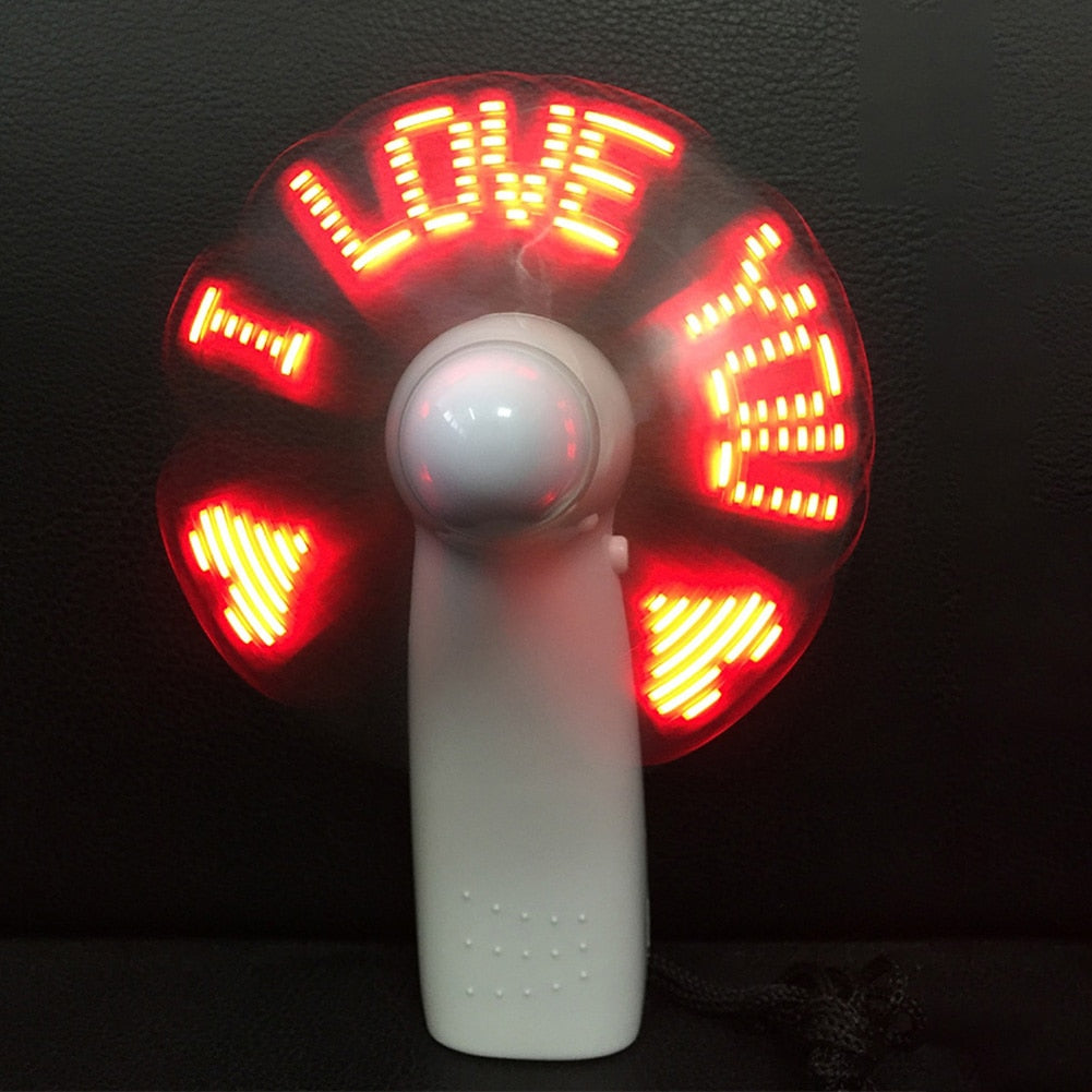 Handheld flashing fan null