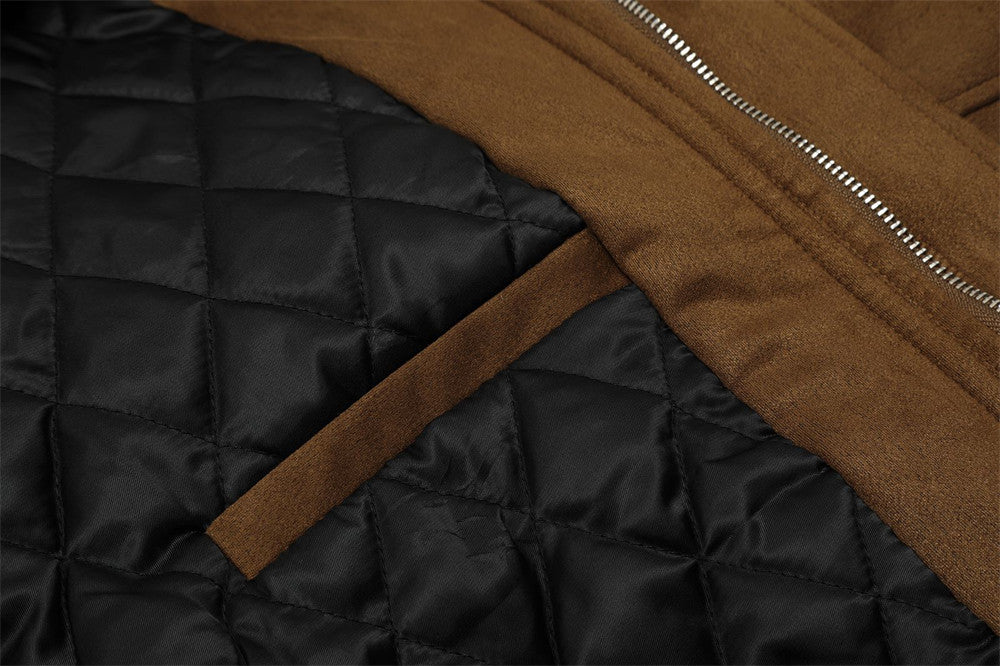 Winter Thick Cotton Letter Baseball Cotton Jacket