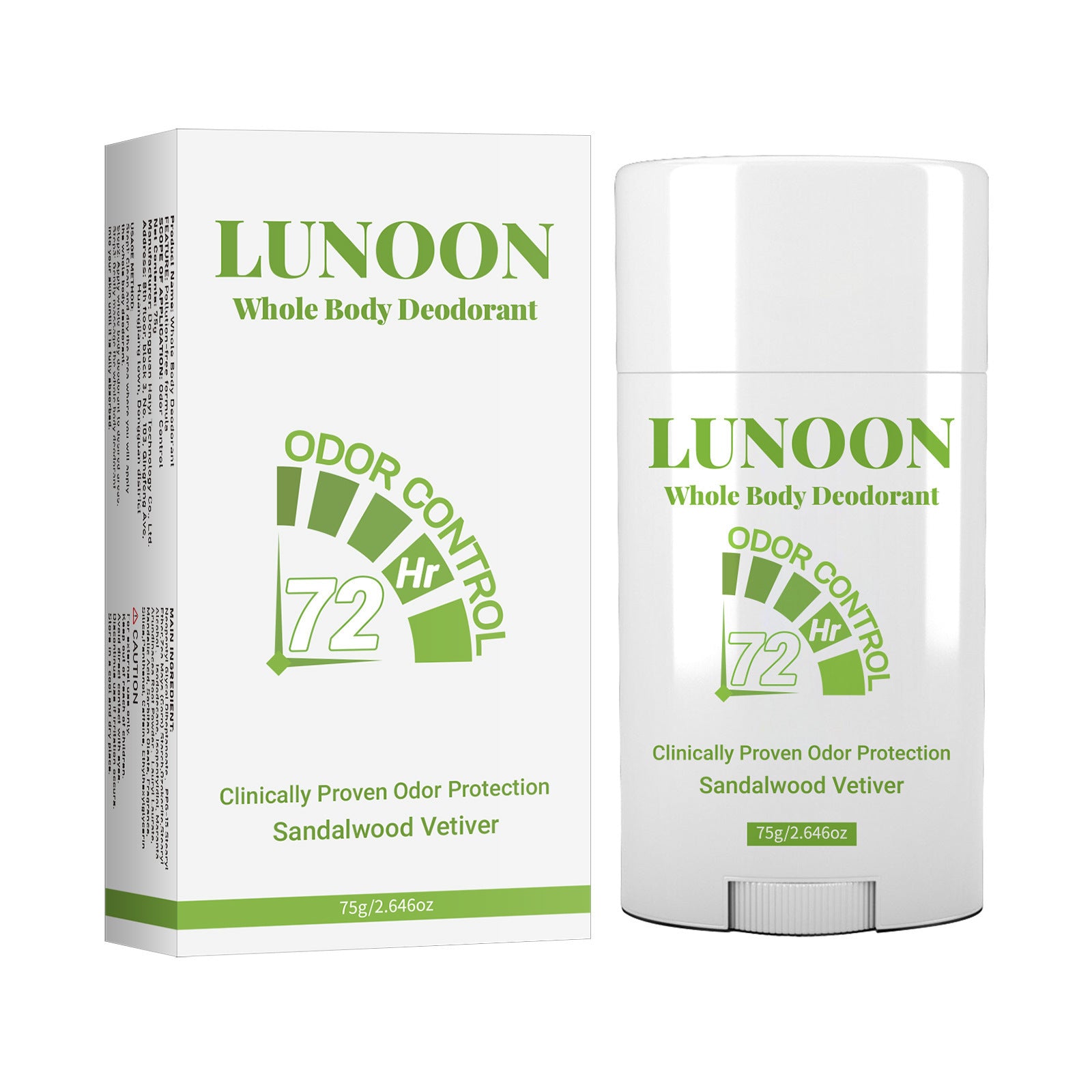 Armpit Antiperspirant Deodorant Refreshing Deodorant Stick 75g