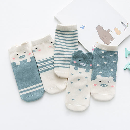 Three-dimensional cartoon baby socks