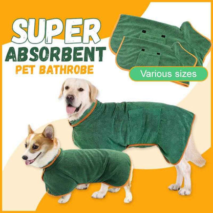 Absorbent Pet Bathrobe - Microfiber - Amanluxe