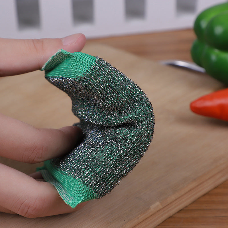 Household Steel Wire Cloth Sponge Wipe Brush Pots And Pans Wash Dishes null