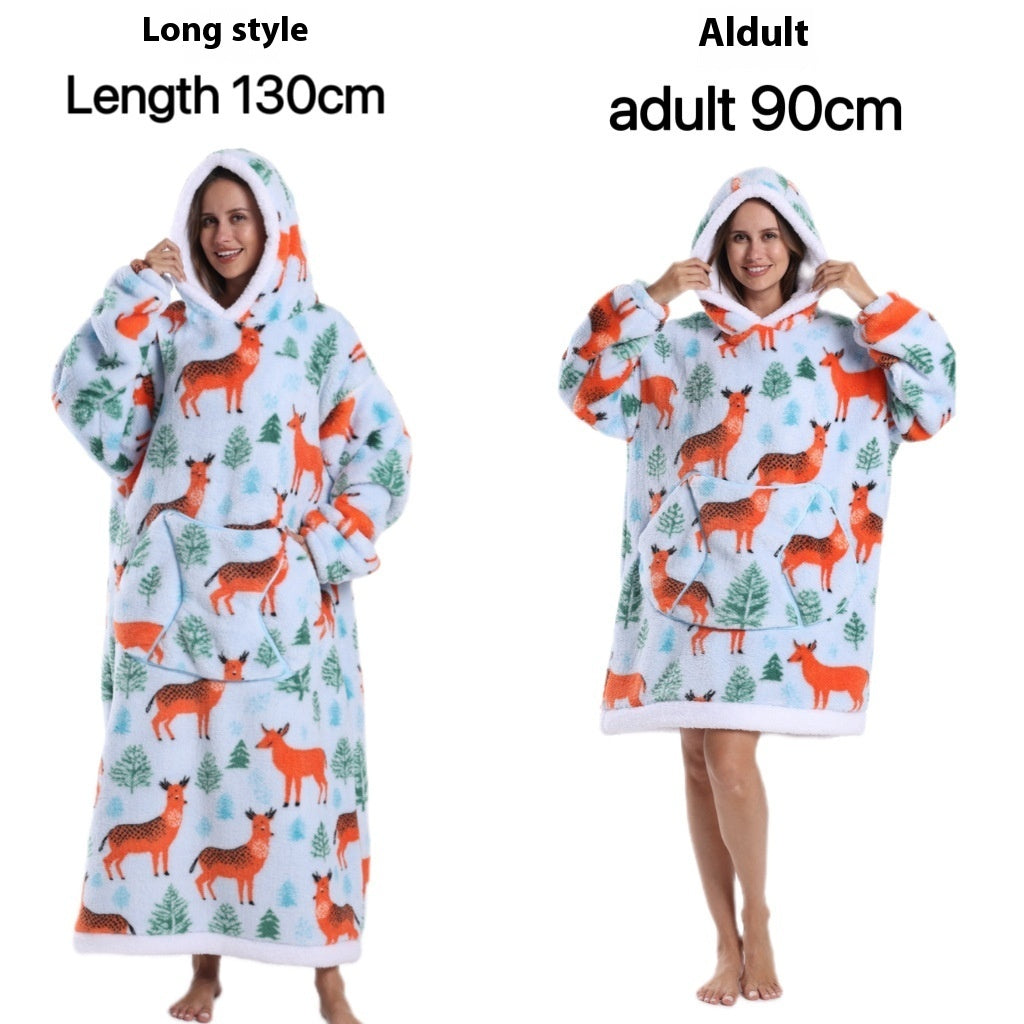 Cold-proof Clothes Pajamas Lazy TV Blanket