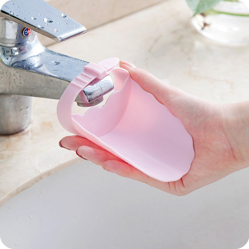 Household Faucet Lengthened Hand Washing Device Guide Gutter Tap Water Extension Extender Children's Hand Washing Aid null