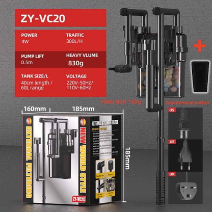 Fish Tank Filter - External Wall Hanging - Amanluxe