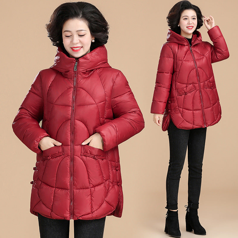 Mother's Winter Western Style Down Padded Jacket