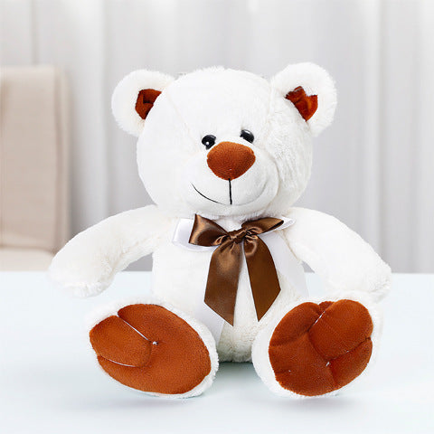 Cute Cartoon Hug Bear With Bow Tie Bear Plush Doll