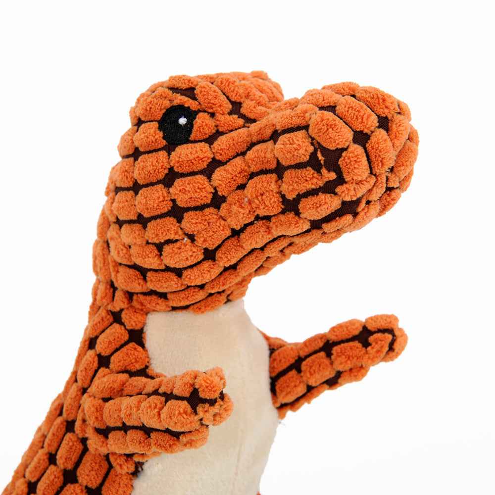 Giant Dinosaur Plush Dog Toy - Squeaker - Amanluxe