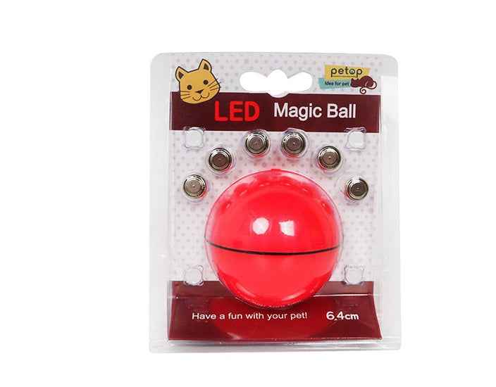 LED Laser Rolling Cat Toy Ball - Interactive - Amanluxe