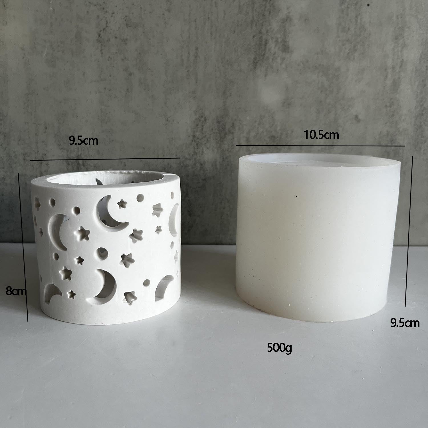 Hollow Ring Room Lamp Silicone Mold Ring Moon