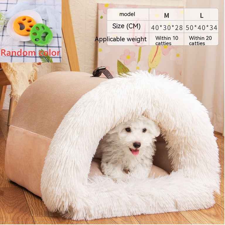 Portable Pet Nest - Warm Winter Bed - Amanluxe
