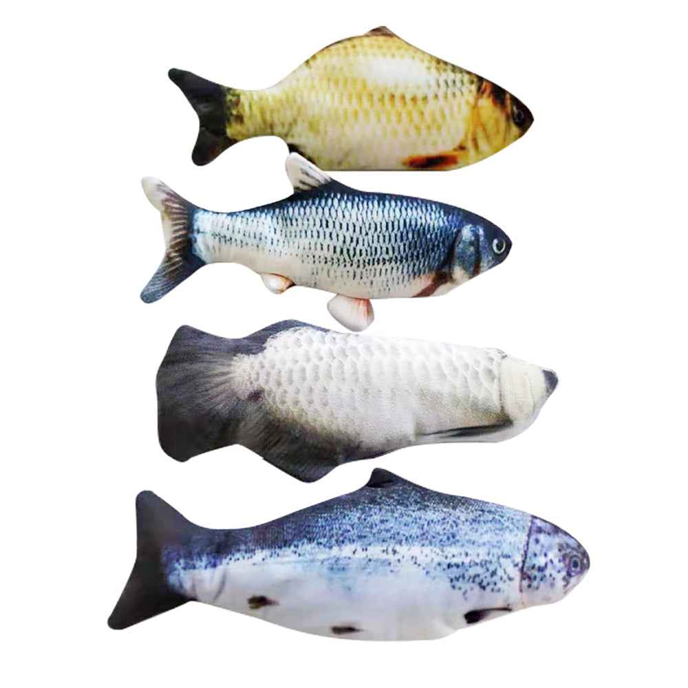 Electric Jumping Fish Cat Toy - USB Rechargeable - Amanluxe