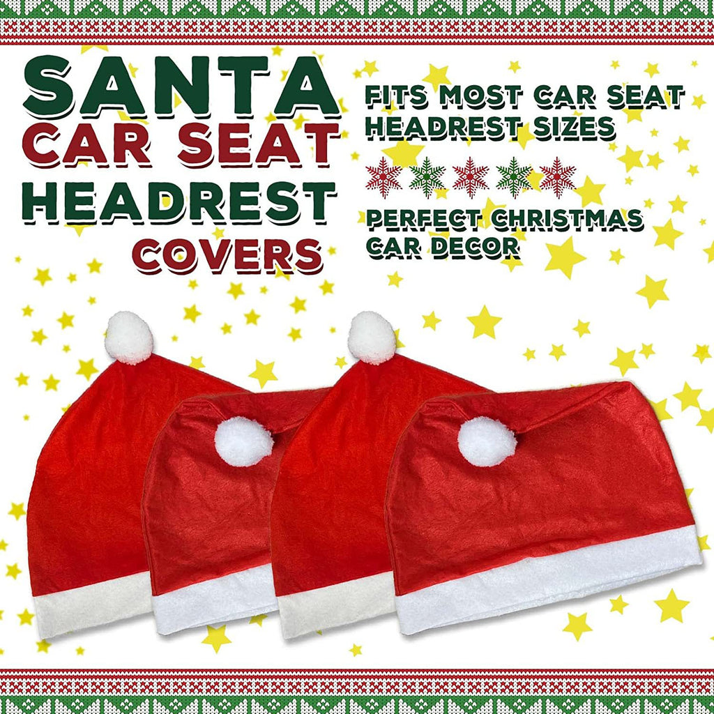 Christmas Car Chair Covers Christmas Day Decorations