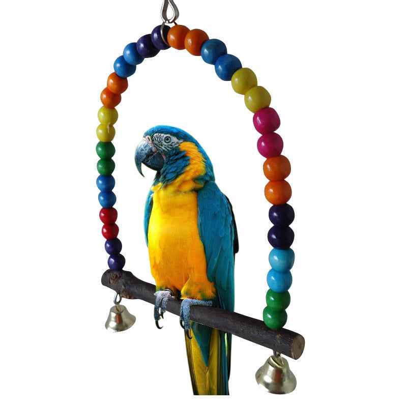 Bird Climbing Ladder with Bells - Colorful - Amanluxe