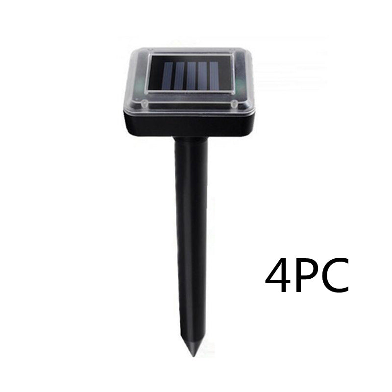 Solar ultrasonic mouse repeller
