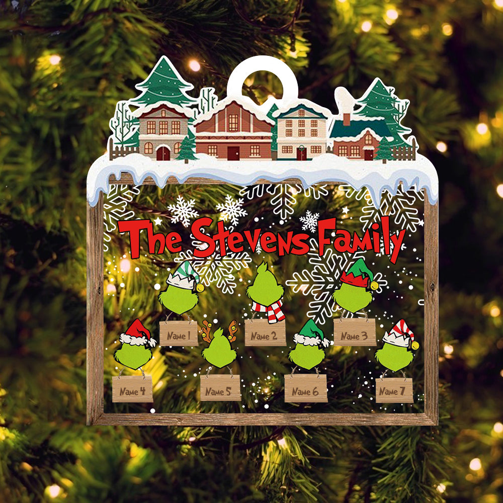 Glitch Christmas Tree Decorations