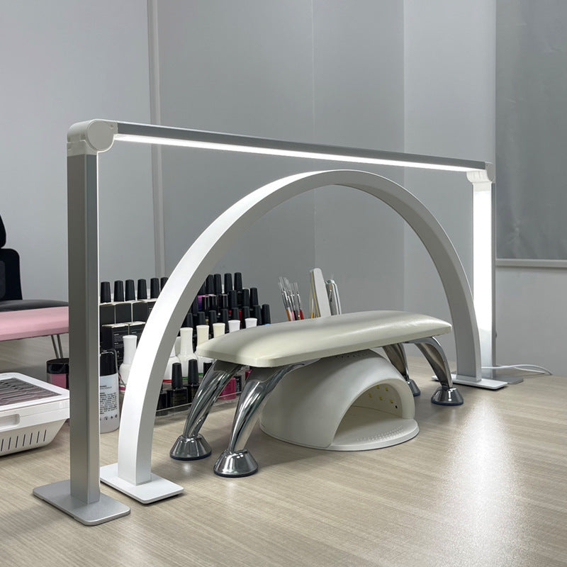 Nail Lighting Table Foldable Desktop Half Moon Lamp