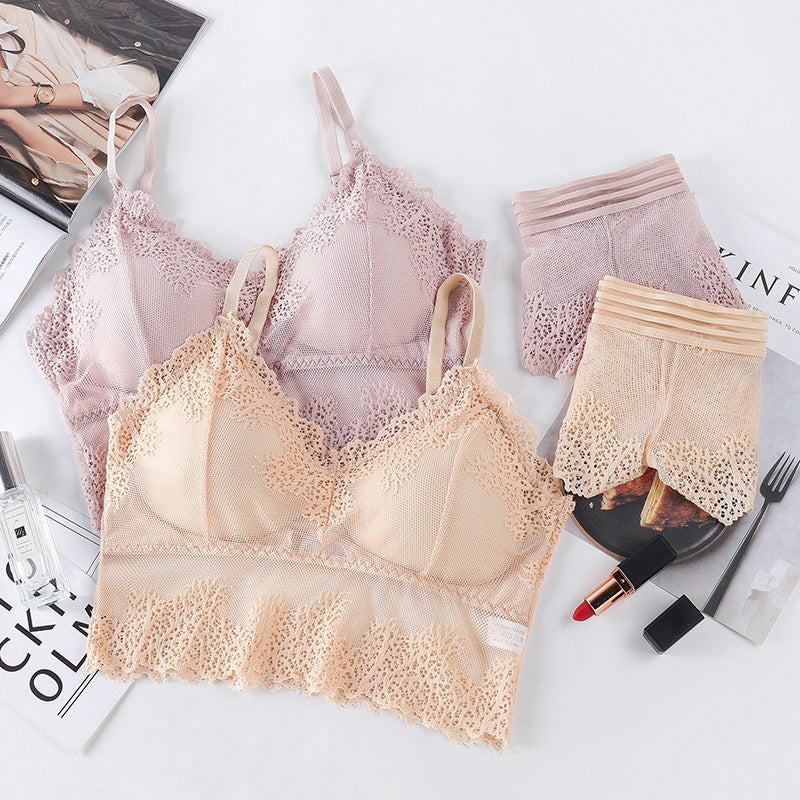 Sexy Tube Top Bottoming Underwear Lace Underwear Women's Suit