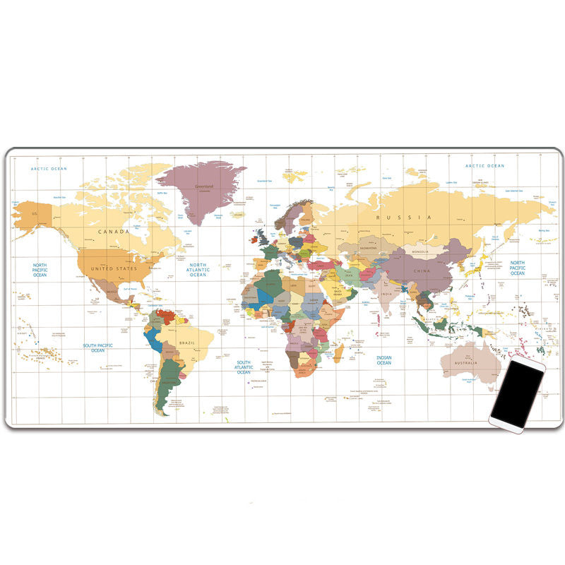Map city mouse pad