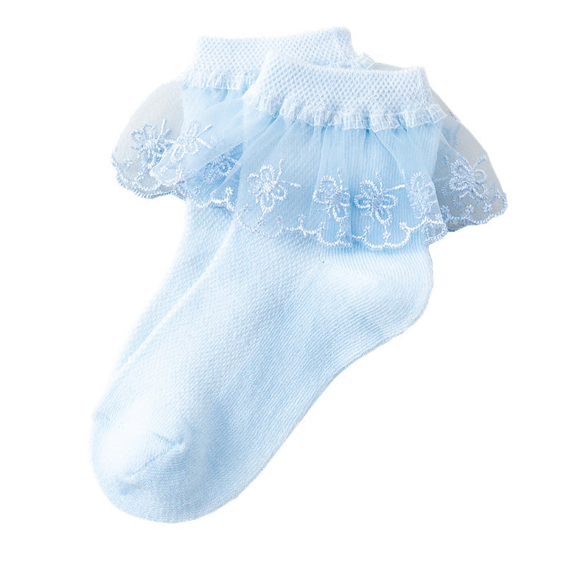 Girls' Thin Summer Mesh Baby Socks