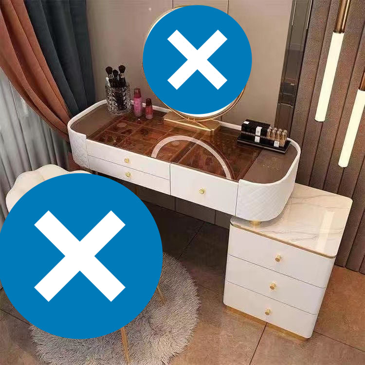 Modern Minimalist Bedroom Dresser Chair Set null