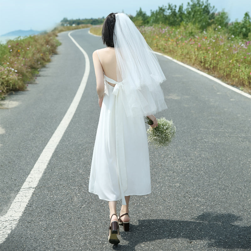 Minimalist Seaside Beach Photo Dress