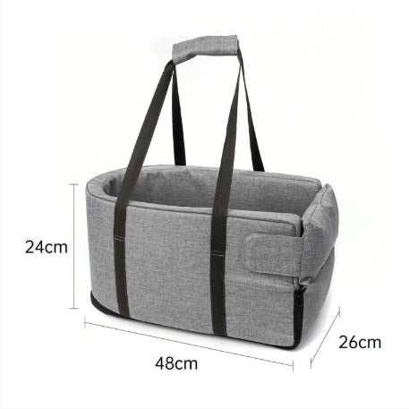 Dog Car Seat Pet Carrier Universal Armrest Box Nonslip Quilted Pet Car Carrier Bags For Small Dogs Outdoor Travel Pet Supplies