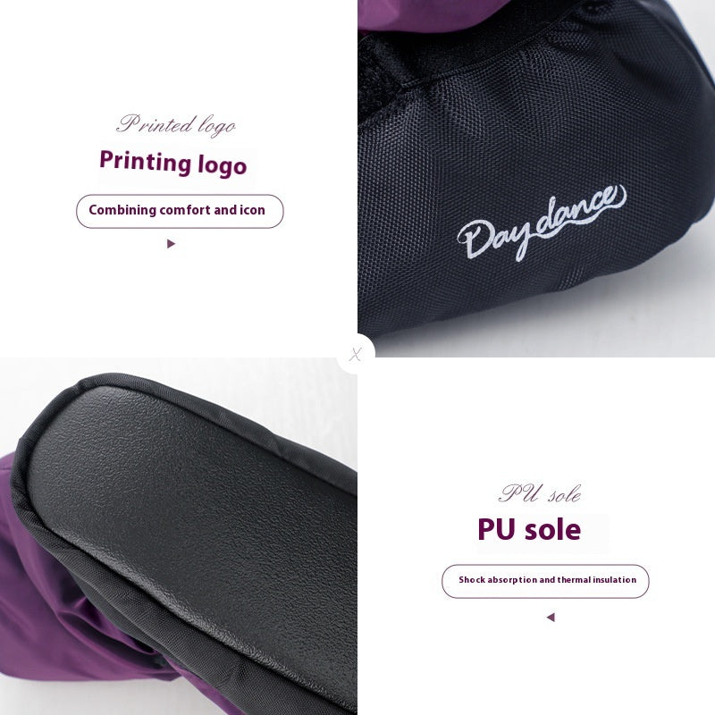 Winter Warm Ballet Shoes Female Practice Shoes