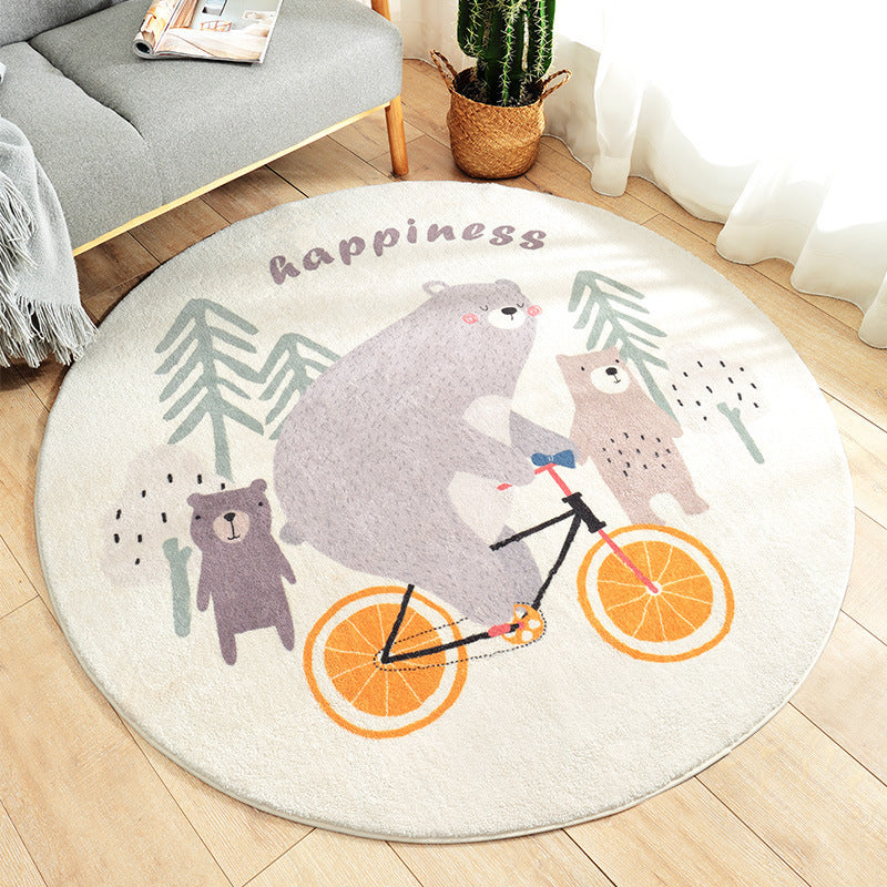 Cartoon Thickened Tea Table Blanket Bedroom
