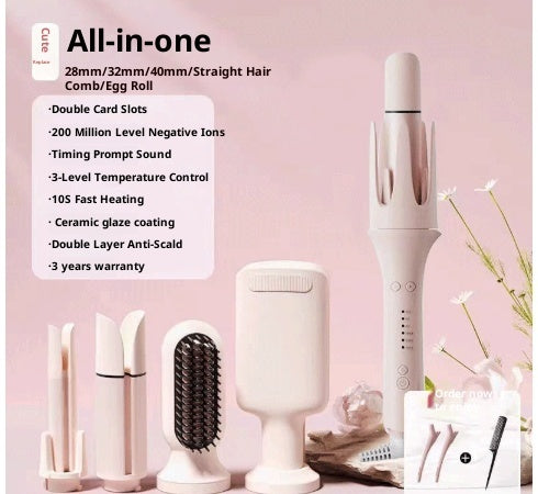 Negative Ion Fluffy Automatic Five-in-one Converter Hair Curler