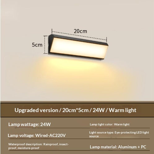 Led Strip Modern Waterproof Wall Lamp